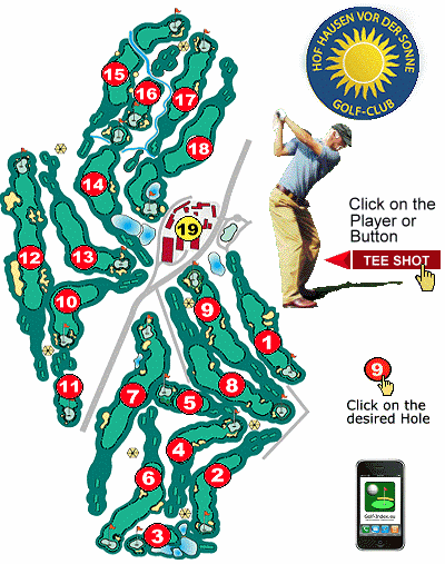 Golf Club Hof Hausen vor der Sonne - virtuell